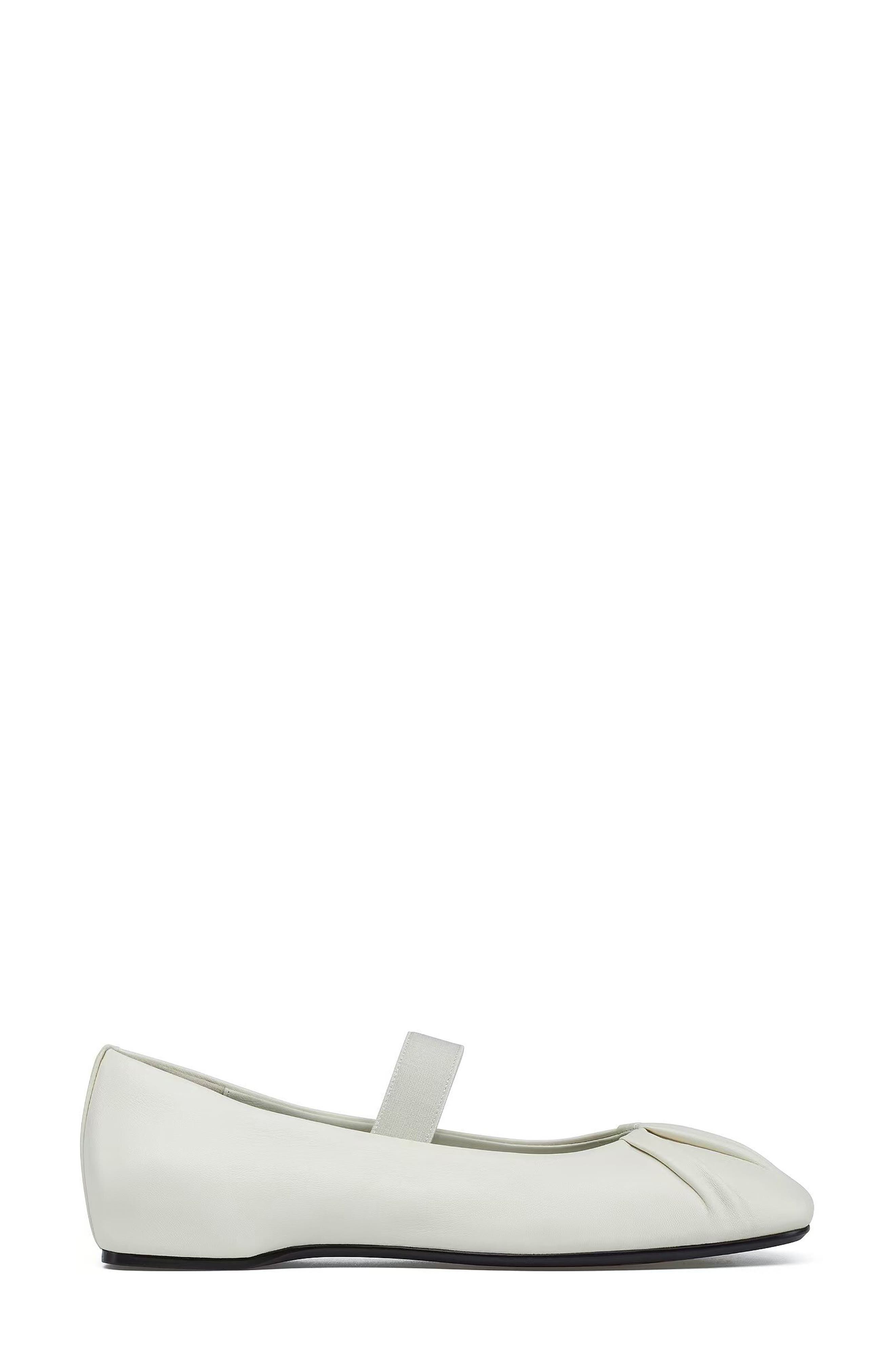 Grace Footwear Rimini Ballerina Flat, Alternate, color, White