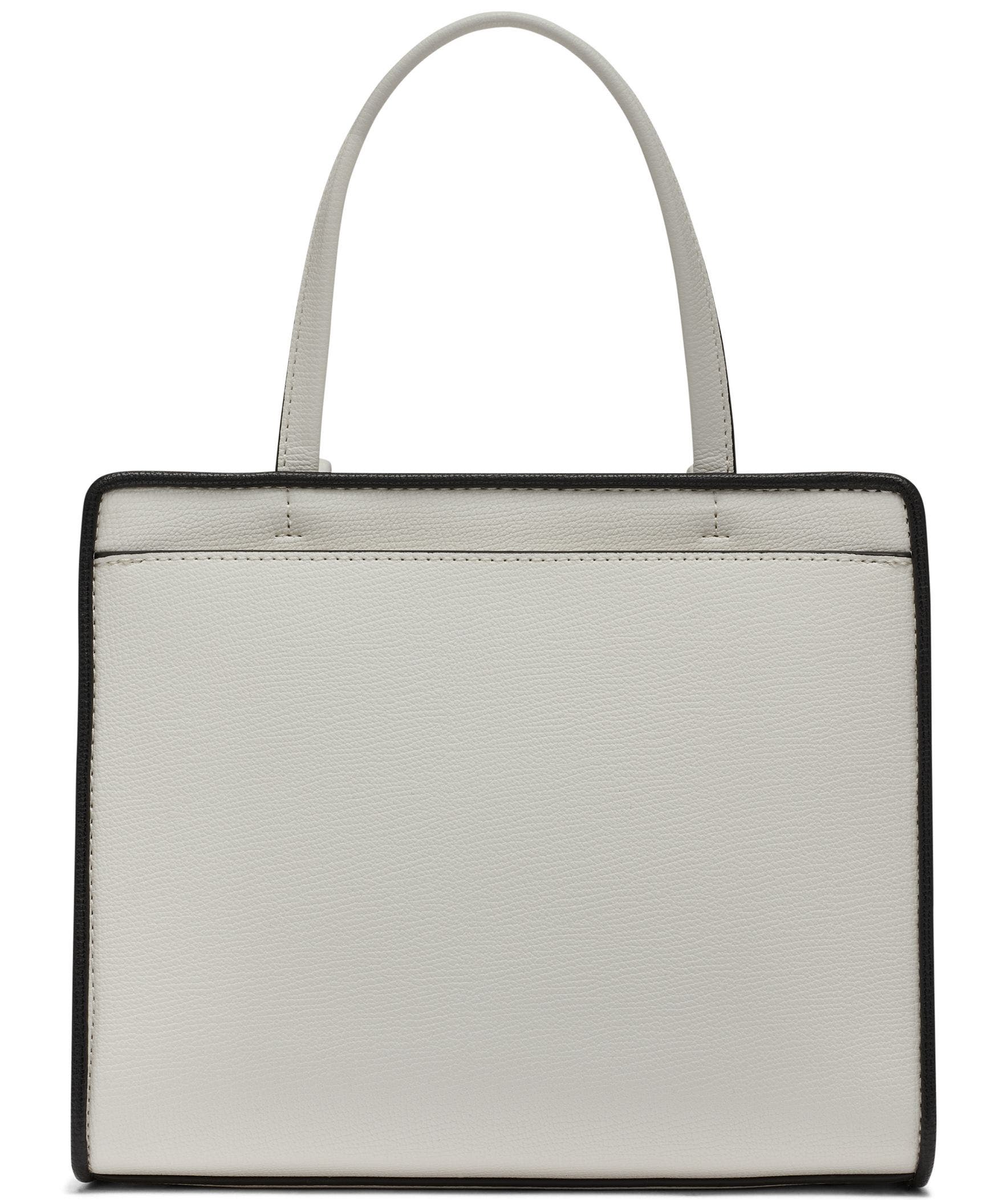 KARL LAGERFELD PARIS Maybelle Satchel, Alternate, color, White/Black