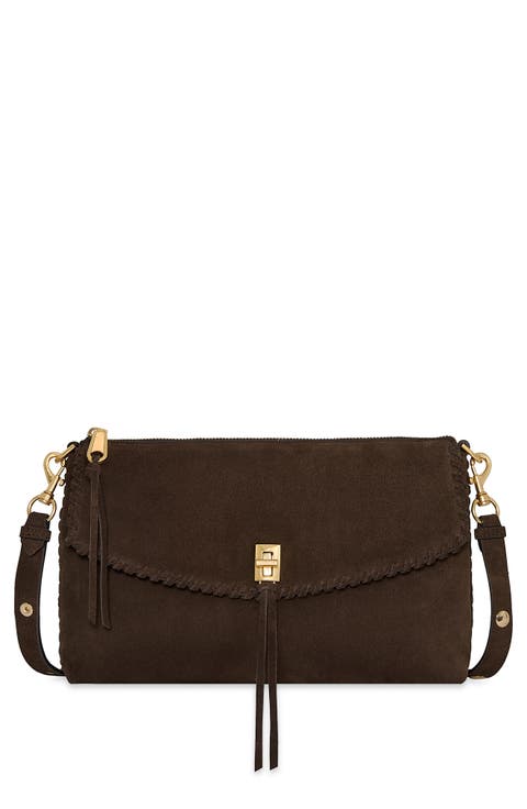 Darren Top Zip Leather Shoulder Bag (Nordstrom Exclusive)