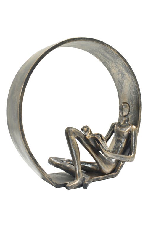 KINETIC KINETIC ENCIRCLED READER SCULPTURE