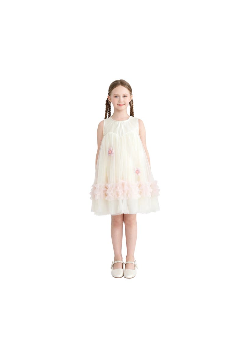 Corabelle Floral Ruffle Dress, Alternate, color, Pink