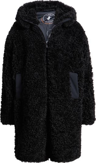 ジャケット・アウター save the duck ANGELICA Save The Duck Angelica Faux Shearling Coat | Nordstrom