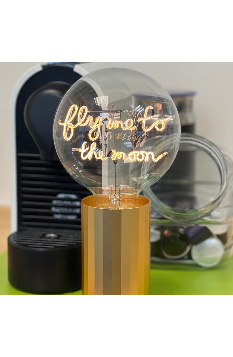 MITB Fly Me To The Moon Portable Table Lamp, Alternate, color, Gold