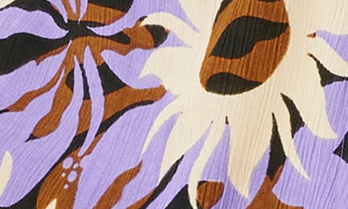 Rip Curl Sun Drenched Wrap Skirt In Purple