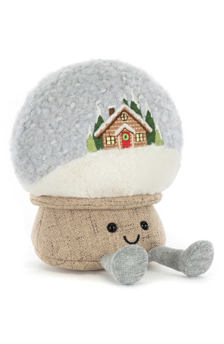 Jellycat Amuseables Snow Globe Plush Toy, Main, color, Grey