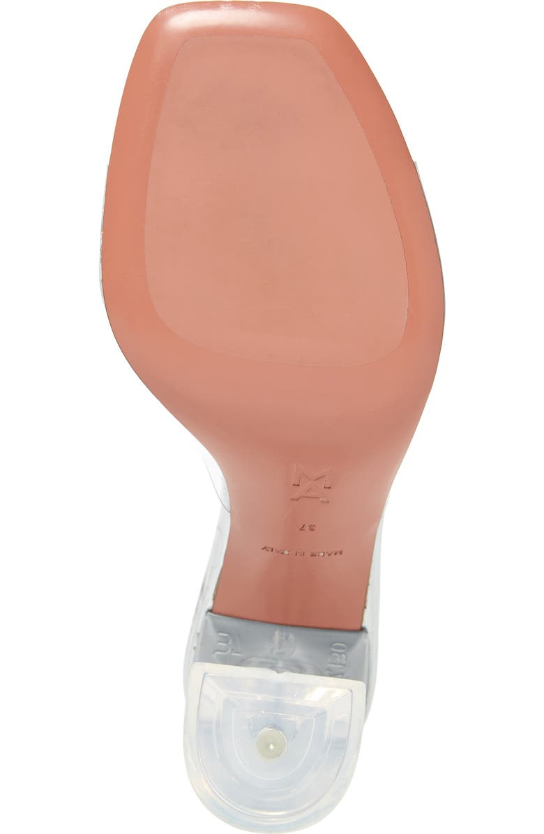Amina Muaddi Lupita Glass Sandal, Alternate, color,
