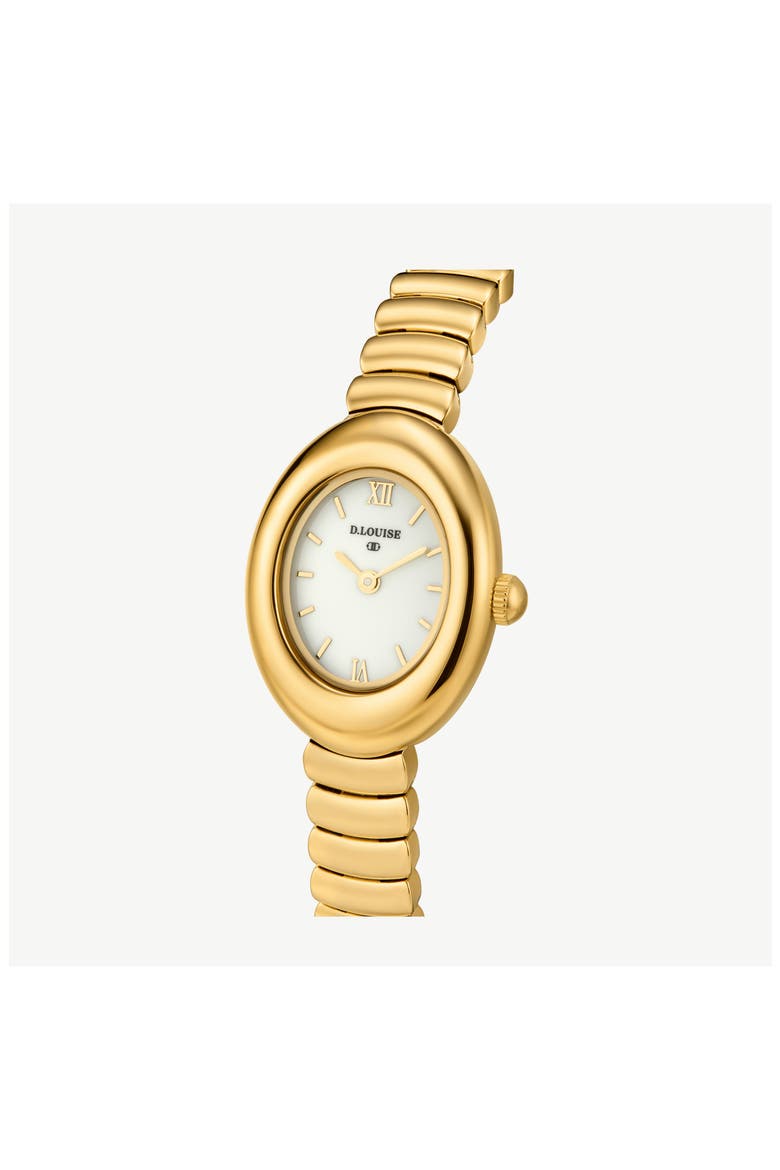 Classic Gold Oval Bracelet Watch, Alternate, color, GOLD