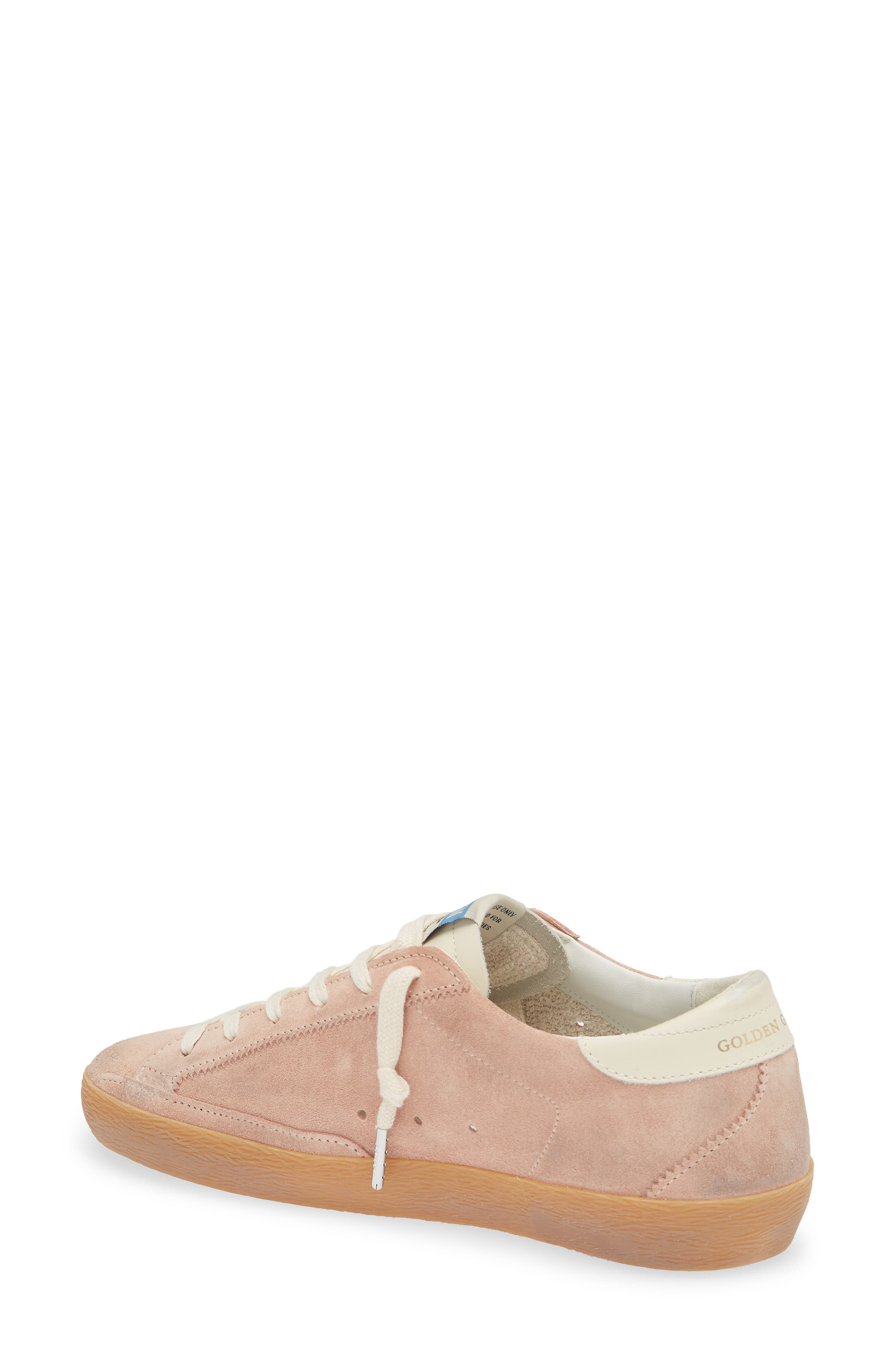 Golden Goose Super-Star Sneaker, Alternate, color, Camelia Pink/ Silver/ Cream