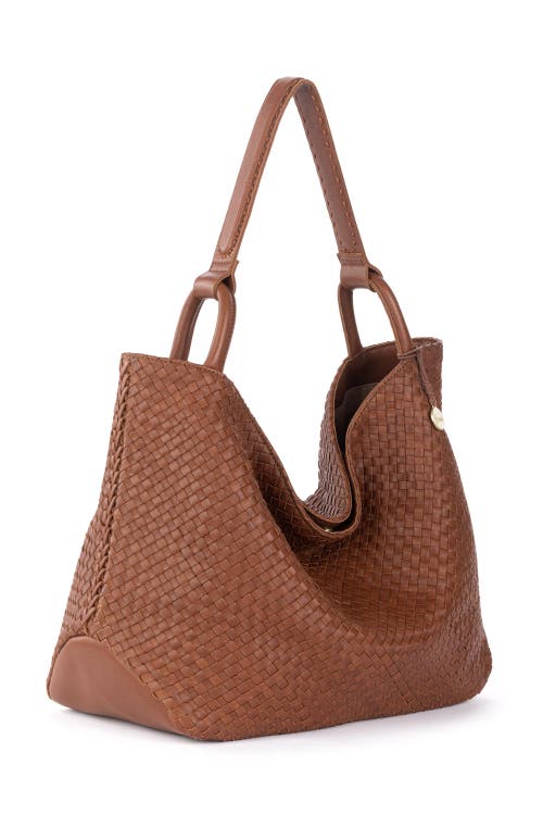 The Sak Los Feliz Large Tote Leather Bag In Brown