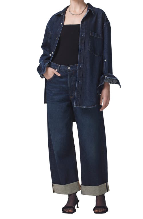 Citizen Of Humanity Citizens Of Humanity Ayla Cuffed Super High Waist Crop Baggy Jeans