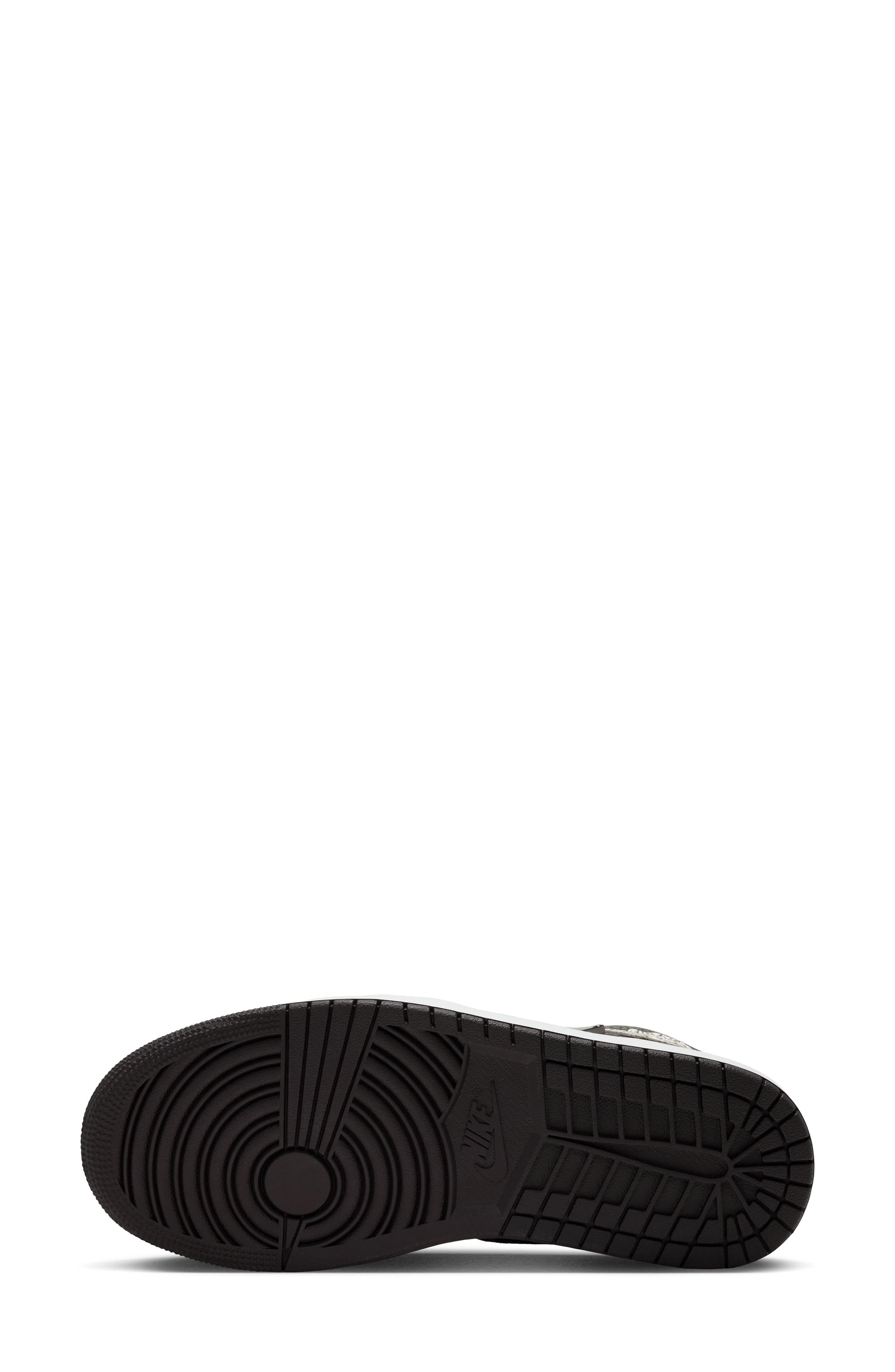 Jordan Air Jordan 1 Mid Sneaker, Alternate, color, 001 BLACK/ VELVET BROWN/ CHALK