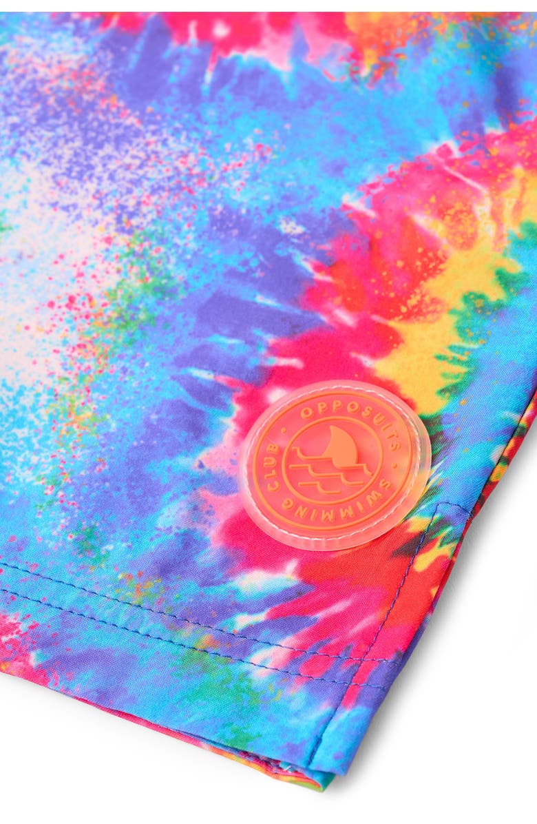 OppoSuits Mr. Tie Dye Swim Trunks, Alternate, color, Blue Multi Tie Dye
