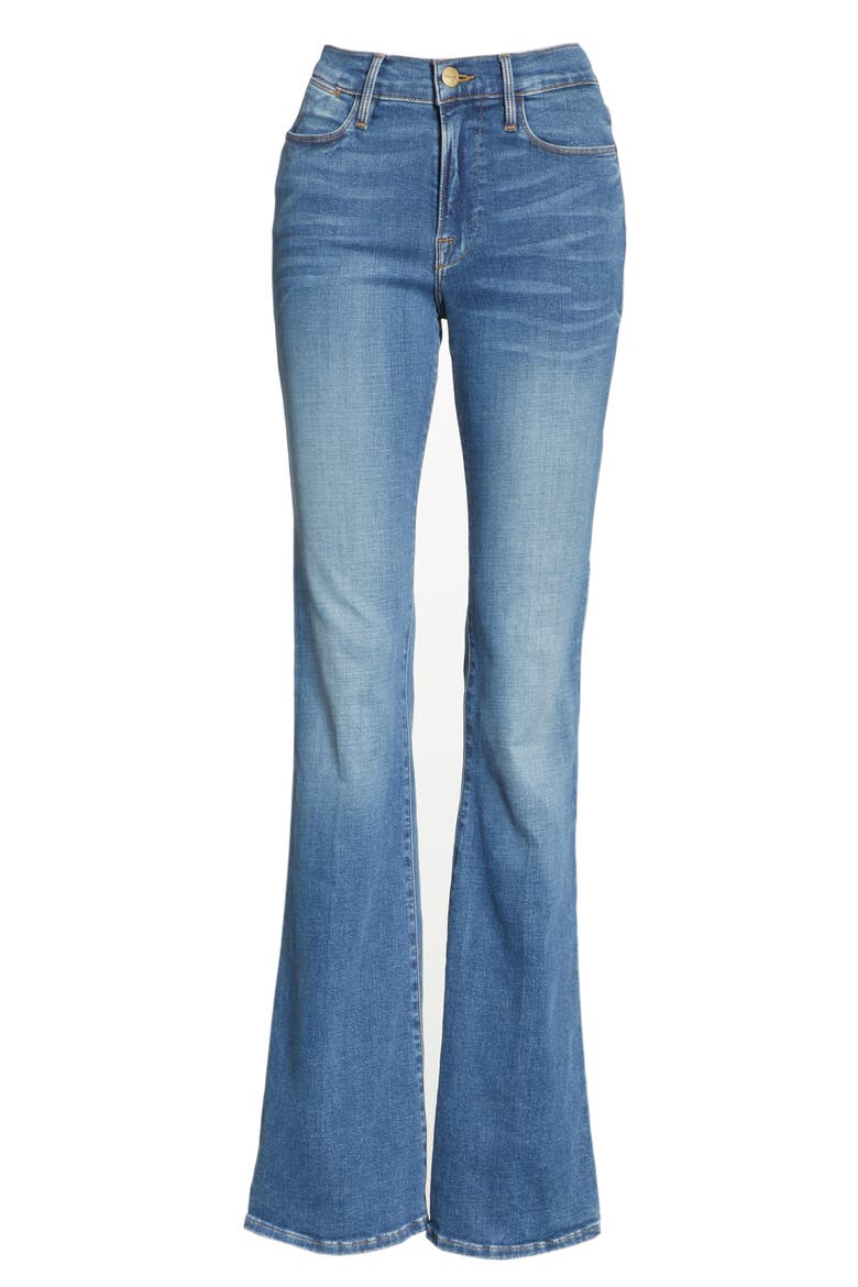 Le High Flare Jeans, Alternate, color, COLUMBUS
