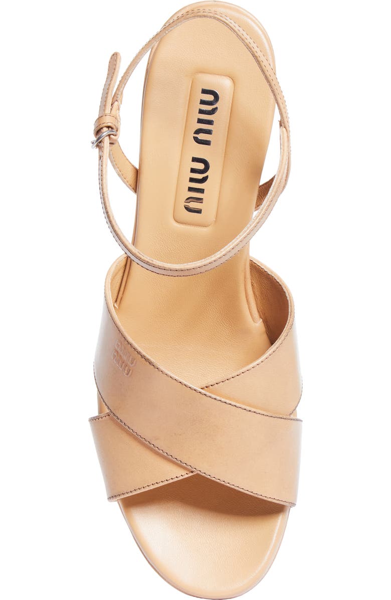 Miu Miu Platform Sandal, Alternate, color,
