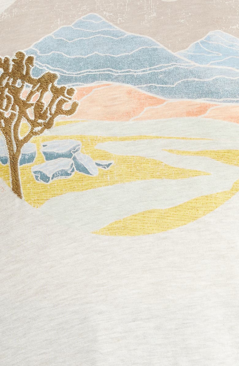 Wit & Wisdom Desert Scene Graphic T-Shirt, Alternate, color, Heather Jute