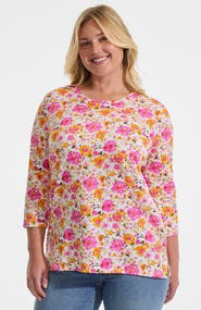 Lands' End 3/4 Sleeve Cotton Supima Tunic