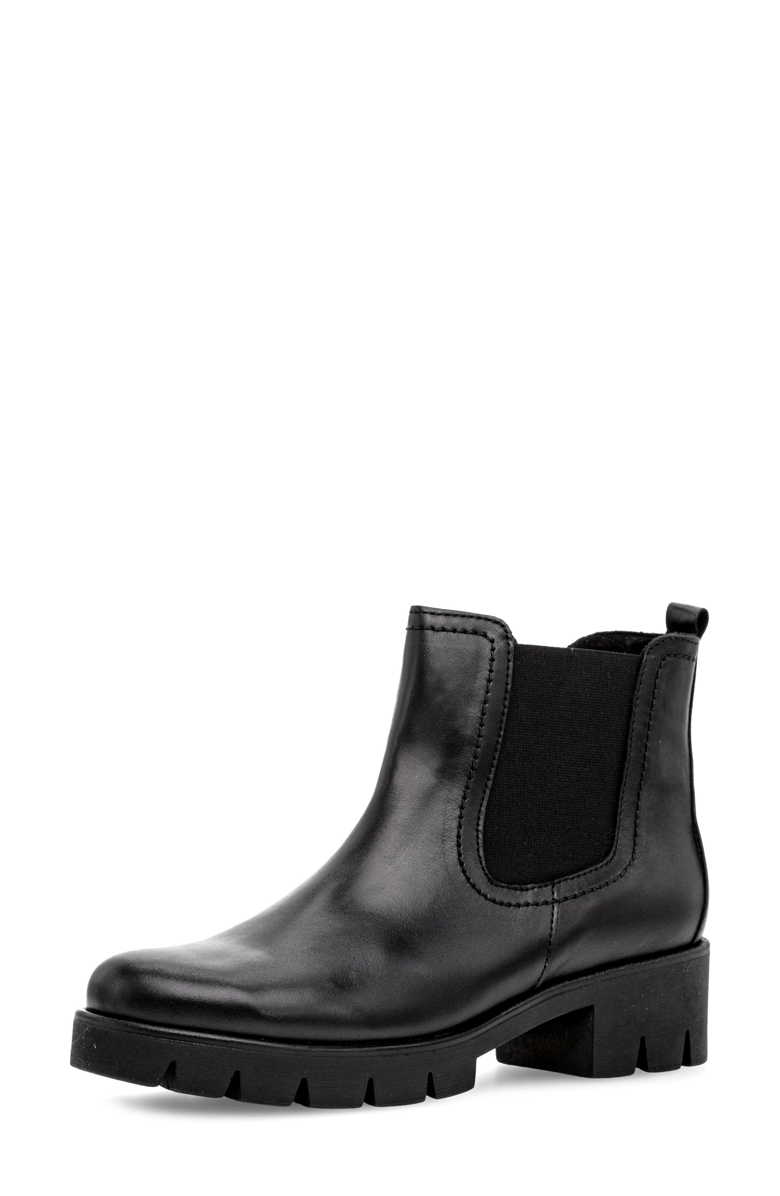 Gabor Lug Sole Platform Bootie, Main, color, 