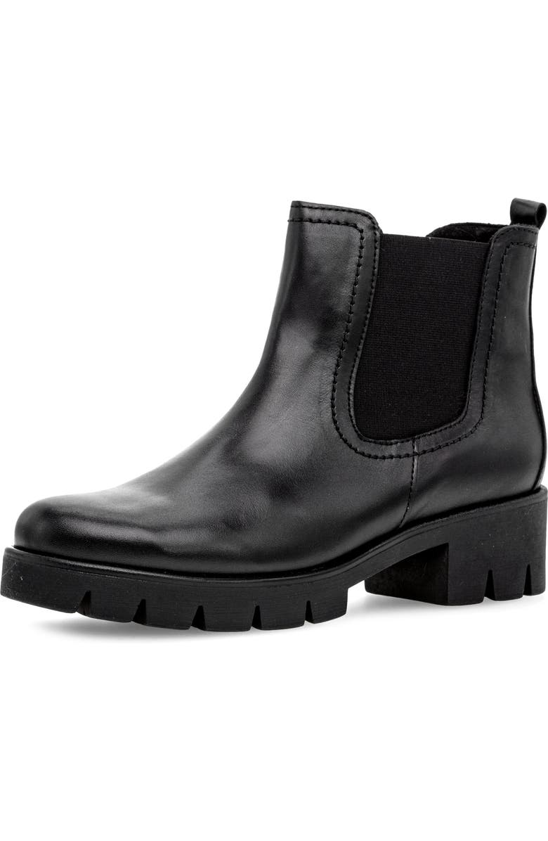 Gabor Lug Sole Platform Bootie, Main, color,
