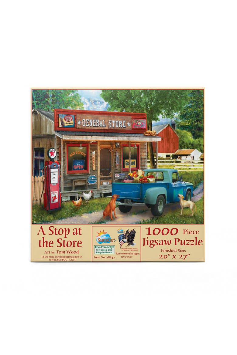 A Stop at the Store 1000 piece Jigsaw Puzzle for Adults, Alternate, color, Multicolor