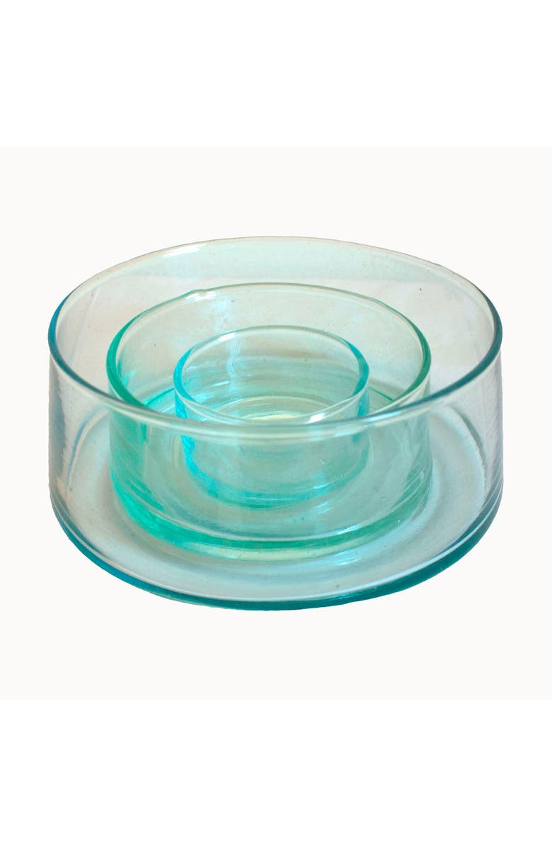Apartment F Moroccan Handblown Glass Nesting Dishes, Alternate, color, Clear - Medium