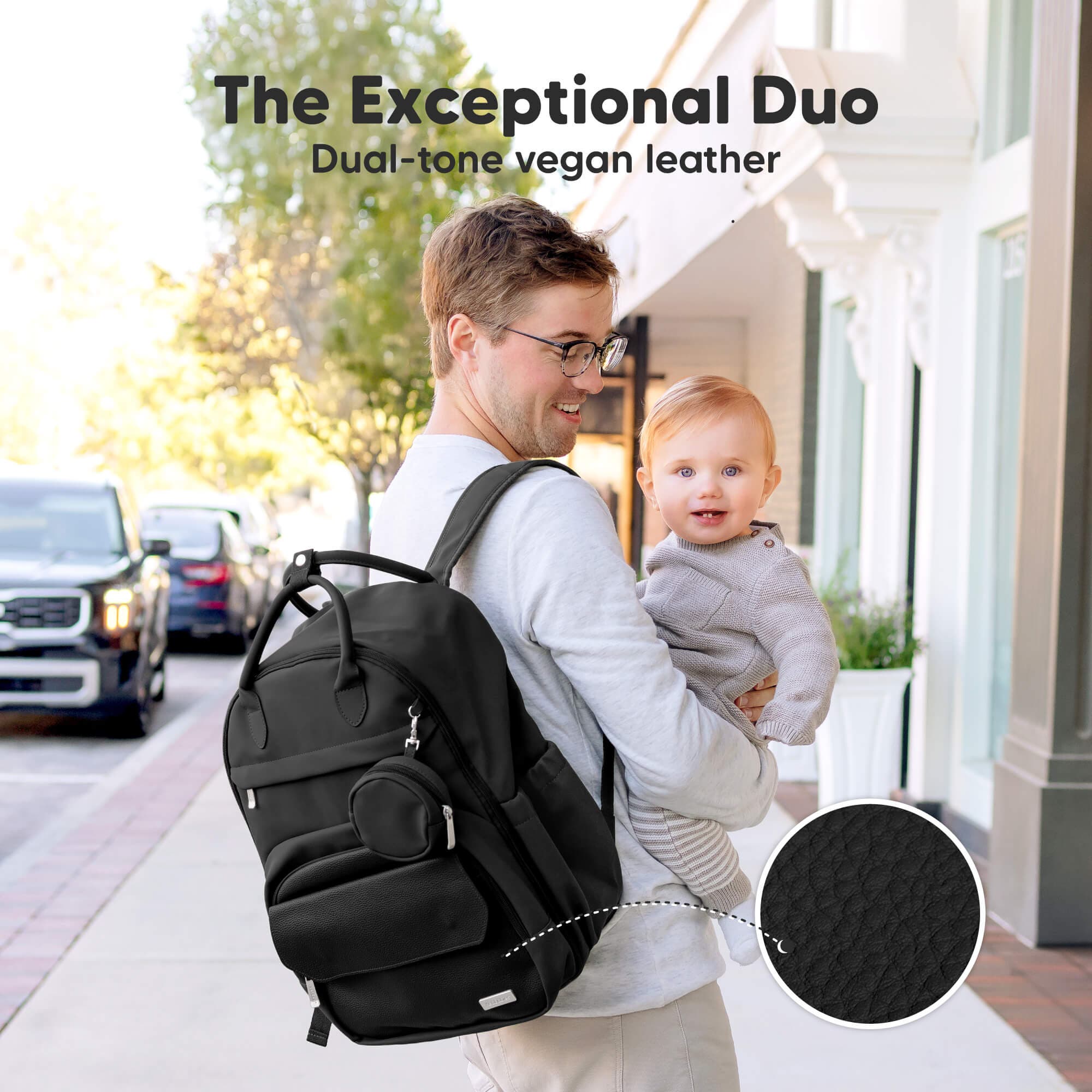 KeaBabies Play Diaper Backpack - Dark Olive