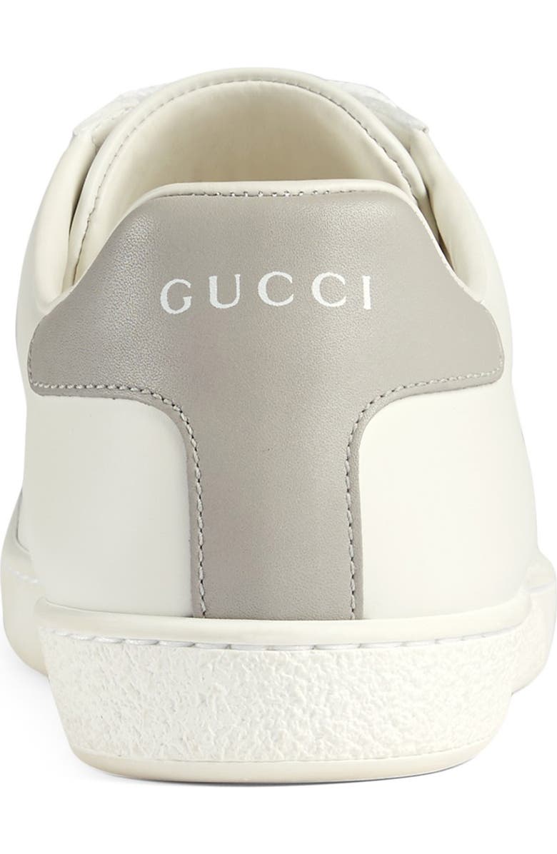 Gucci New Ace Perforated Logo Sneaker, Alternate, color,