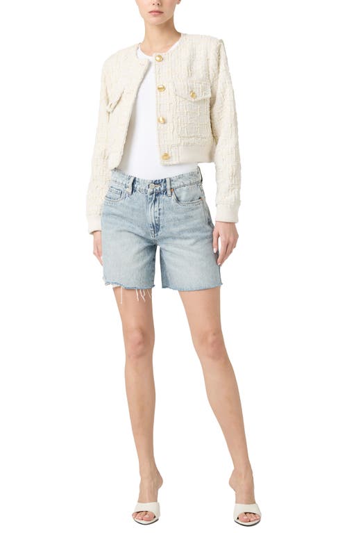 BLANKNYC BLANKNYC TEXTURED CROP WOVEN JACKET