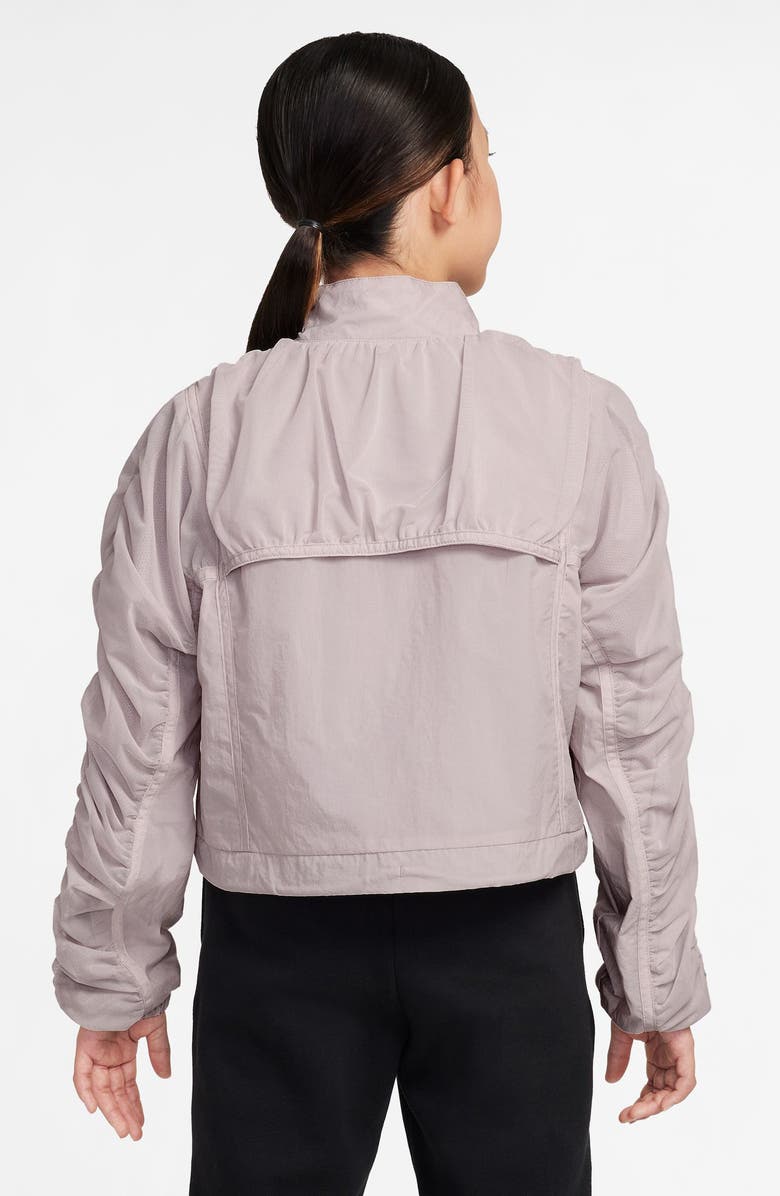Nike Kids' Dance Dri-FIT Jacket, Alternate, color, Platinum Violet/ White