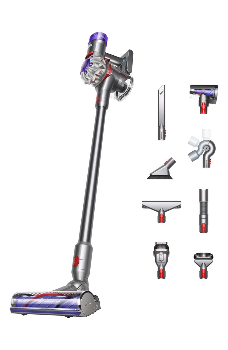 Dyson v8 Extra Vaccum - Silver/Nickel - Refurbished, Main, color, Multi