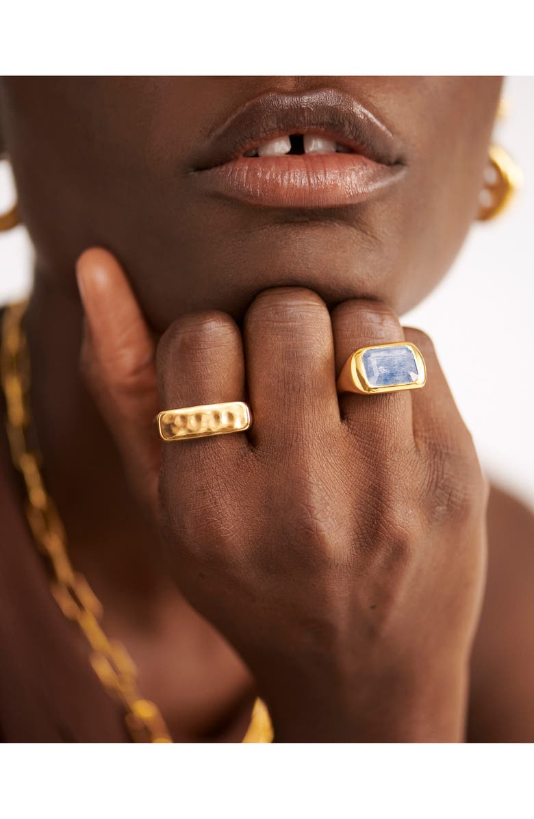 Monica Vinader Power Cocktail Ring, Alternate, color, 18Ct Gold Vermeil/Blue