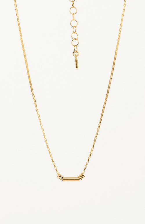 Gwen Beloti Geo Charm Necklace In Gold