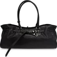 MARGESHERWOOD Soft Grandma Leather Shoulder Bag
