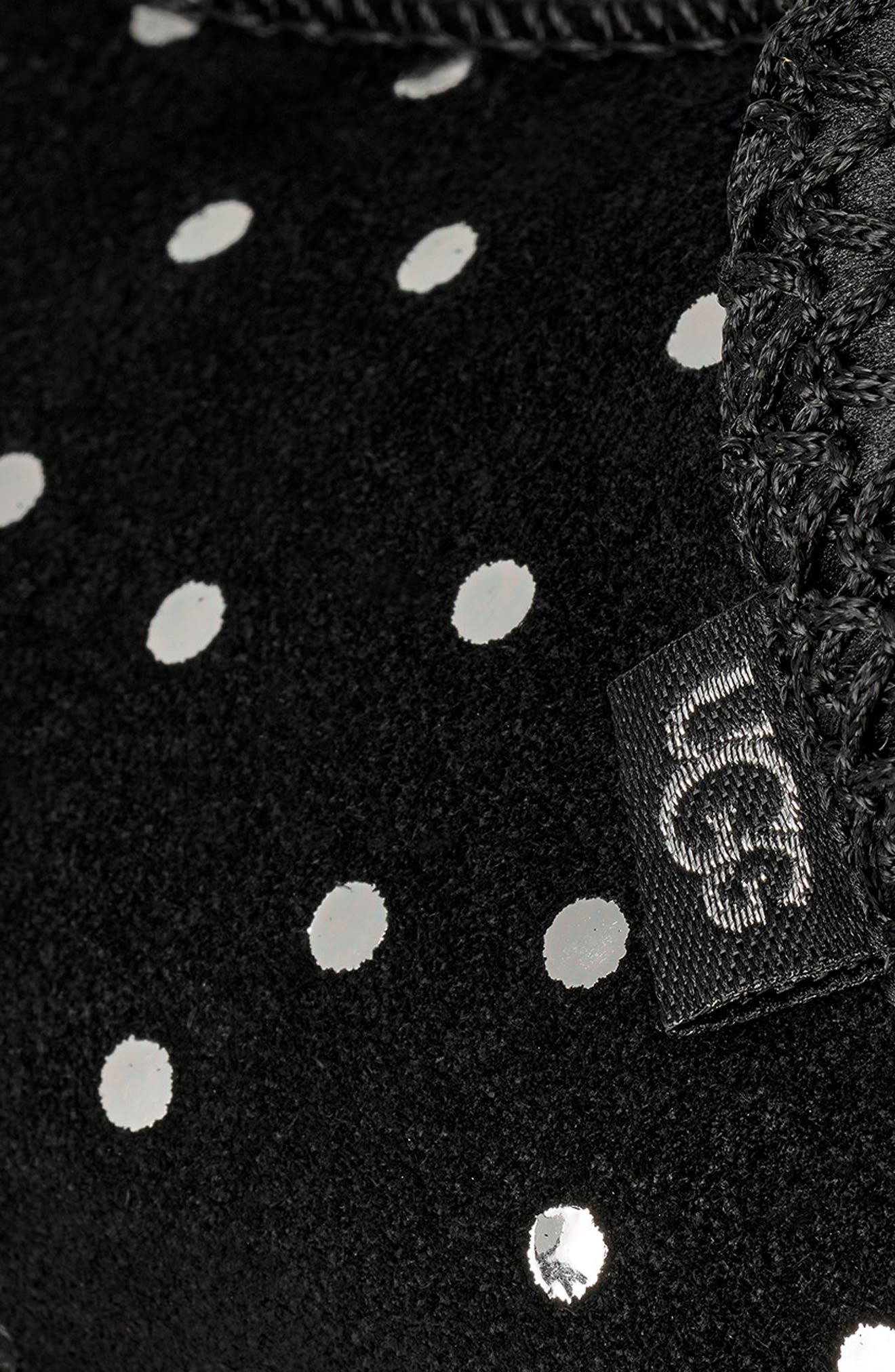 Kids' Tazz Shiny Dots Slipper, Alternate, color, BLACK