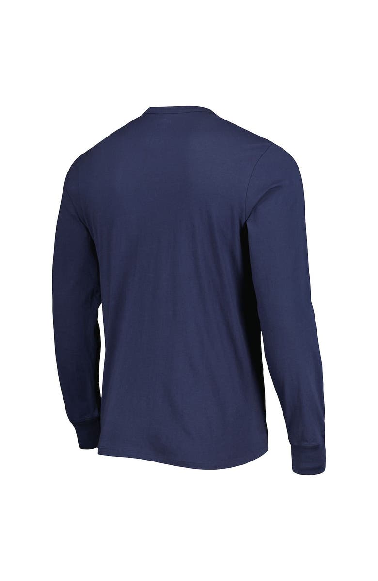 '47 Men's '47 College Navy Seattle Seahawks Brand Wide Out Franklin Long Sleeve T-Shirt, Alternate, color, Navy