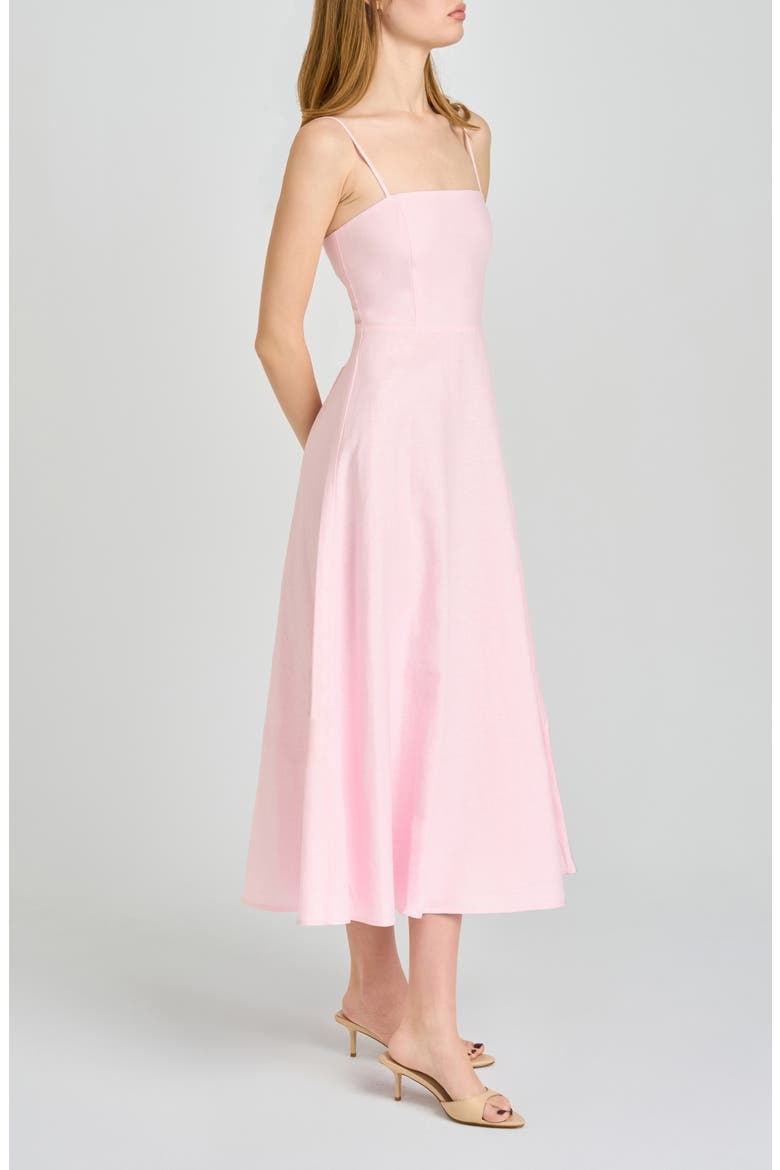 x Styled by COCO! Josefina Linen Blend Dress, Alternate, color, LIGHT PINK