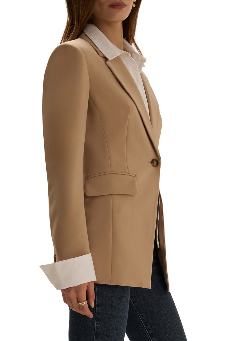 The Madison Avenue Blazer, Alternate, color, TAN/ WHITE
