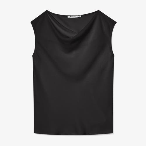 M.m.lafleur The Orchard Skirt - Washable Silk In Black
