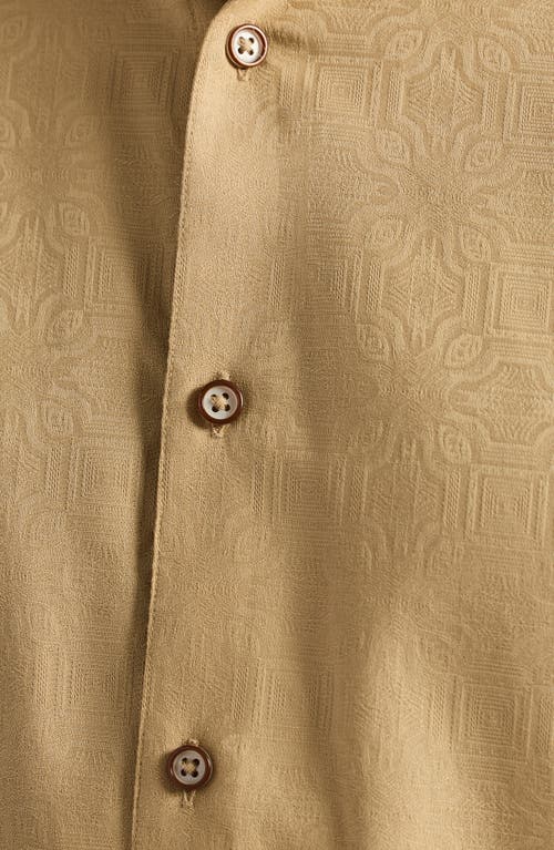 Robert Graham Odyssey Classic Fit Long Sleeve Stretch Cotton Button-up Shirt In Brown