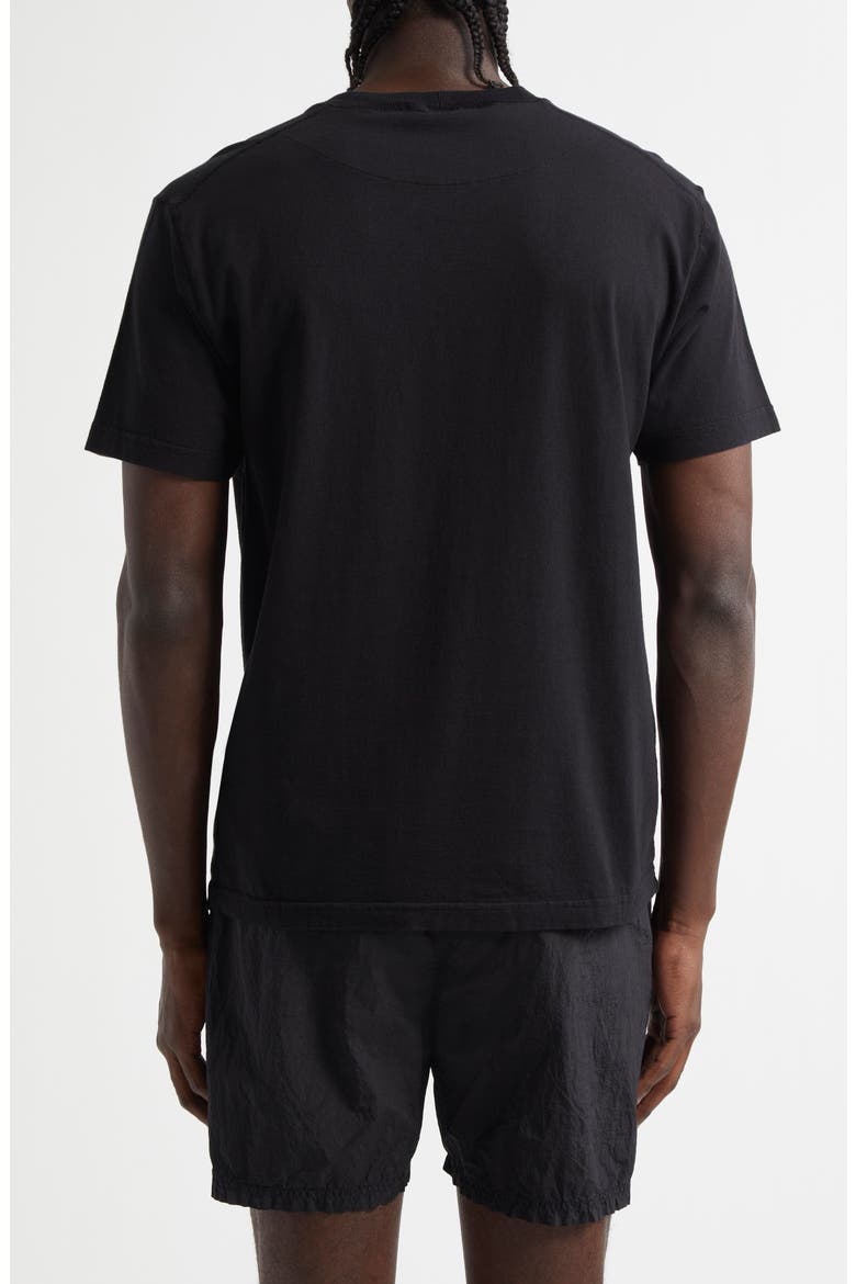 Compass Logo Patch Organic Cotton Pocket T-Shirt, Alternate, color, BLACK