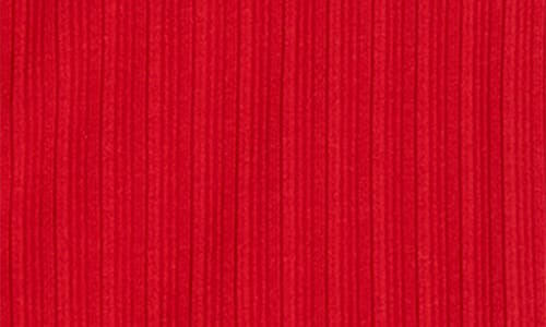 Madewell Ribbed Crewneck Vest Tank In Red
