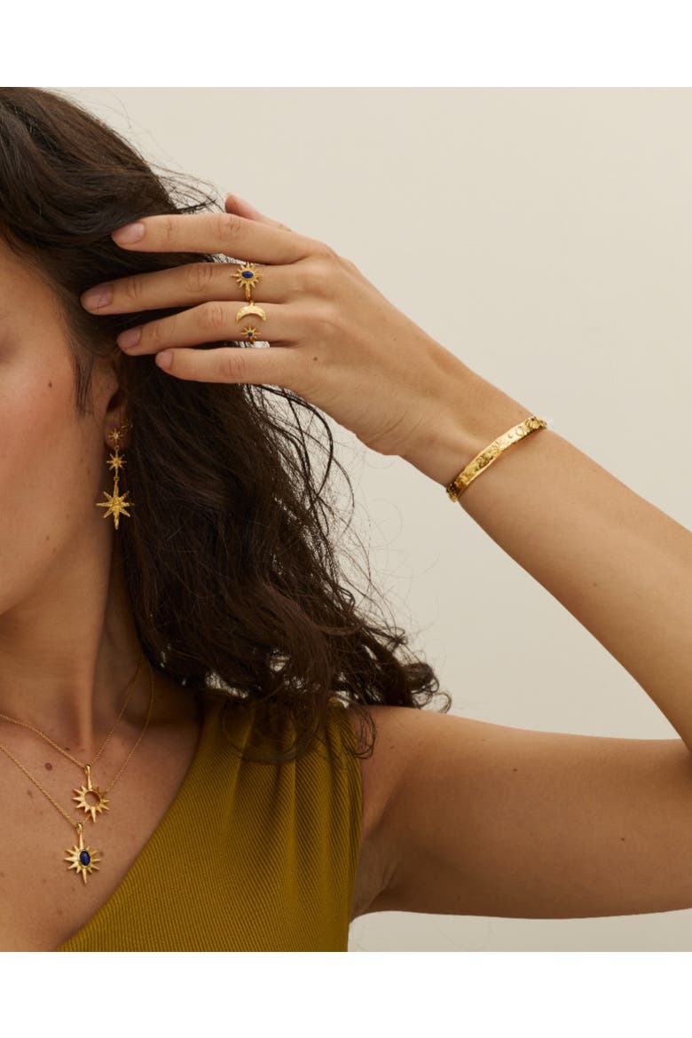 Celestial Cuff Bracelet, Alternate, color, Gold