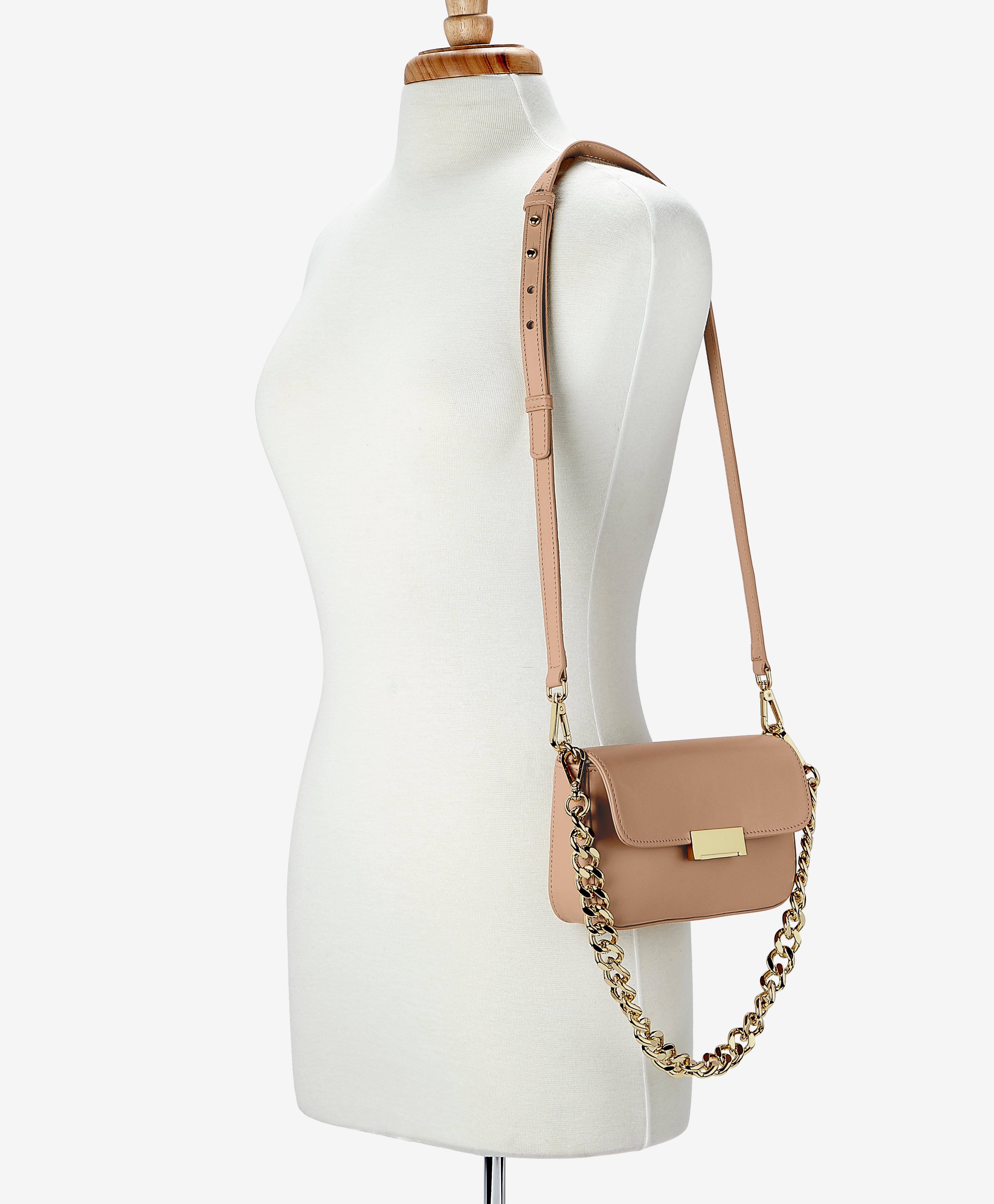 GiGi New York EDIE SHOULDER BAG, Alternate, color, Cappuccino