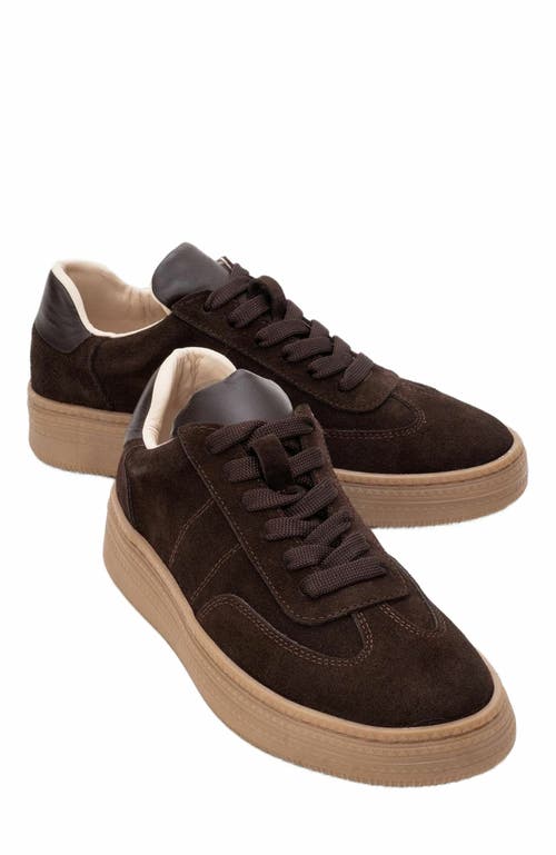 Forever & Always Shoes Fyore Leather Sneakers in Brown Suede Leather at Nordstrom, Size 9