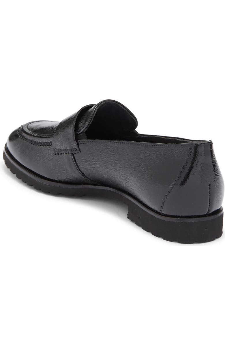 Paul Green Wheaton Loafer, Alternate, color, Black Crinkled Patent
