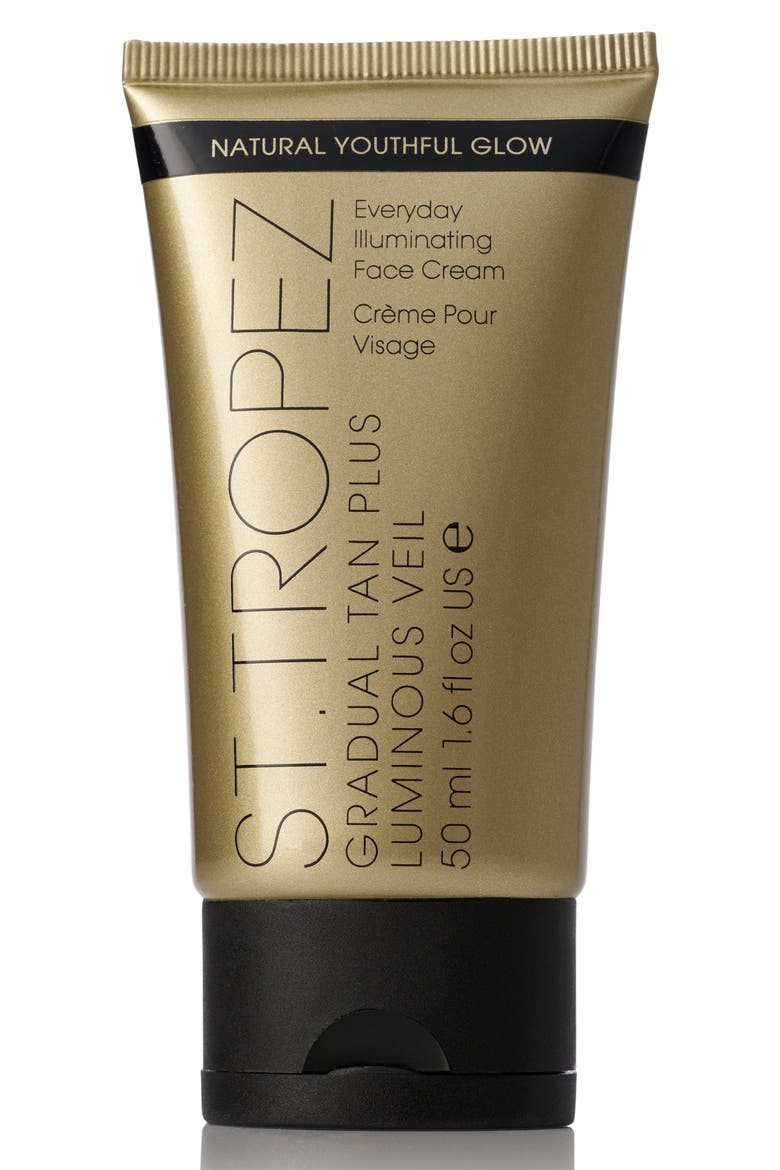 Gradual Tan Plus Luminous Veil Face Cream, Main, color, NO COLOR