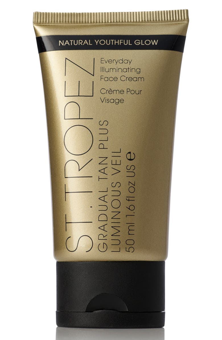 St. Tropez Gradual Tan Plus Luminous Veil Face Cream, Main, color, 