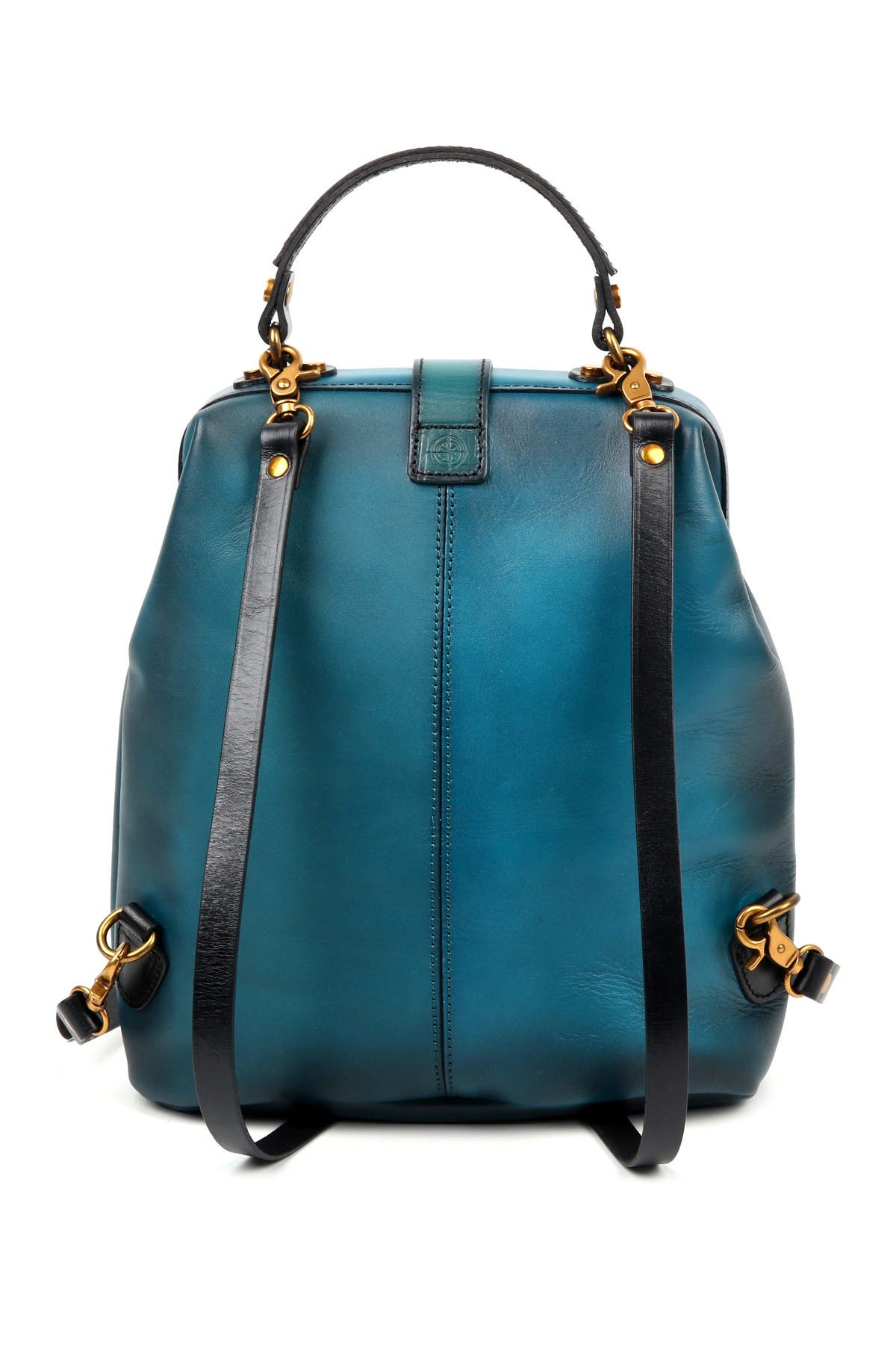 Pamela Convertible Leather Backpack, Alternate, color, TURQUOISE