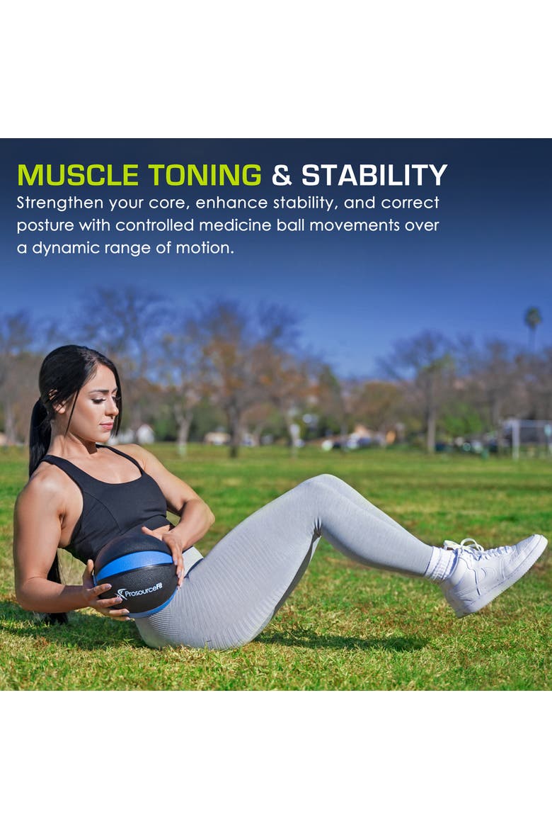 Rubber Medicine Ball, Alternate, color, 4 lb