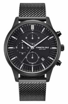 Men's Chronograph Mesh Strap Watch, 42mm
