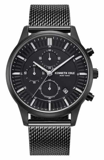Men's Chronograph Mesh Strap Watch, 42mm